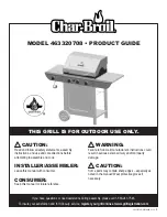 Char-Broil 463320708 Product Manual preview