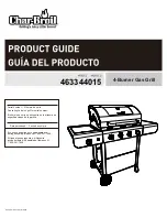 Preview for 1 page of Char-Broil 463344015 Product Manual