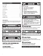 Preview for 2 page of Char-Broil 463411512 Product Manual