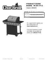 Preview for 1 page of Char-Broil 463411712 Product Manual