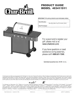 Char-Broil 463411911 Product Manual preview