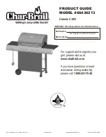 Char-Broil 463434413 Product Manual preview