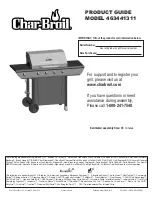 Char-Broil 463441311 Product Manual preview