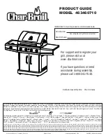 Preview for 1 page of Char-Broil 463460710 Product Manual