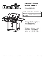 Char-Broil 463460712 Product Manual preview