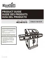 Char-Broil 463461615 Product Manual предпросмотр