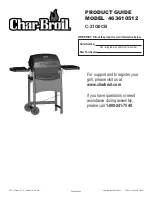 Char-Broil 463610512 Product Manual preview