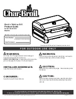 Char-Broil 463670812 Product Manual preview