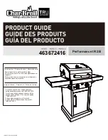 Preview for 1 page of Char-Broil 463672416 Product Manual