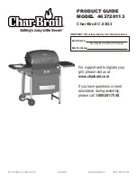 Char-Broil 463720113 Product Manual preview