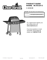 Preview for 1 page of Char-Broil 463722312 Product Manual