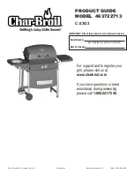 Предварительный просмотр 1 страницы Char-Broil 463722713 Product Manual