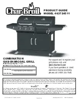 Preview for 1 page of Char-Broil 463724511 Product Manual