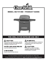 Char-Broil 463731008 Product Manual preview