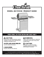 Char-Broil 463741008 Product Manual preview