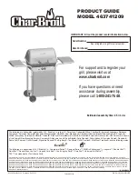 Preview for 1 page of Char-Broil 463741209 Product Manual