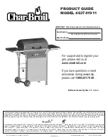 Char-Broil 463741911 Product Manual preview