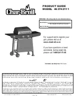 Char-Broil 463742111 Product Manual предпросмотр