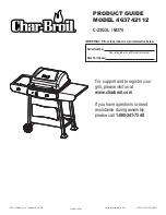 Char-Broil 463742112 Product Manual preview