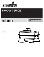 Preview for 1 page of Char-Broil 465131014 Product Manual