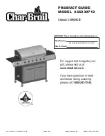 Preview for 1 page of Char-Broil 466230712 Product Manual