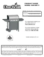 Char-Broil 466440911 Product Manual preview