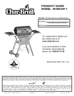 Preview for 1 page of Char-Broil 466666911 Product Manual