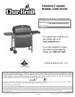 Char-Broil 466870309 Product Manual preview