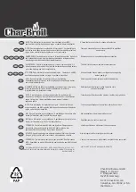 Preview for 116 page of Char-Broil 468700017 Operating Instructions Manual