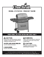 Char-Broil 473720108 Product Manual preview