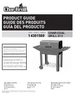 Char-Broil 615 14301569 Product Manual preview