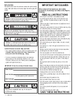 Preview for 2 page of Char-Broil 6601296 Assembly, Use & Care Manual