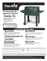 Char-Broil 7301411 Product Manual preview