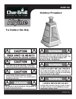 Preview for 1 page of Char-Broil Alpine User Manual