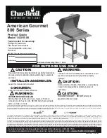 Char-Broil AMERICAN GOURMET 10301580 Product Manual preview