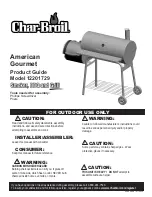 Preview for 1 page of Char-Broil American Gourmet 12201729 Product Manual