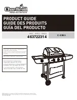 Preview for 1 page of Char-Broil C-33G3 Product Manual