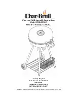 Char-Broil CBR-2250 Owner'S Manual preview