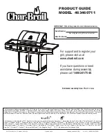 Preview for 1 page of Char-Broil CHAR-BROIL 463460711 Product Manual