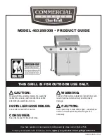 Char-Broil COMMERCIAL 463268008 Product Manual preview