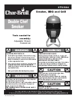 Preview for 1 page of Char-Broil Double Chef Smoker Manual