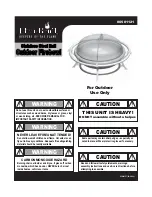 Preview for 1 page of Char-Broil FIREBOWL 6501121 User Manual