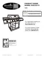 Char-Broil Gourmet 463251913 Product Manual preview