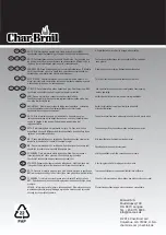 Предварительный просмотр 52 страницы Char-Broil PATIO BISTRO 240 Operating Instructions Manual