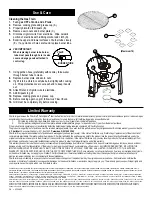 Preview for 14 page of Char-Broil Patio Caddie 4754960 Assembly Manual