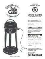 Preview for 1 page of Char-Broil patio caddle Assembly Manual