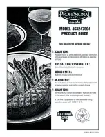 Char-Broil Professional 463247504 Product Manual preview