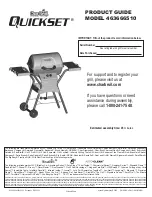 Char-Broil QUICKSET 463666510 Product Manual preview