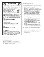 Preview for 16 page of Char-Broil Quickset Assembly, Use & Care Manual