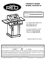 Preview for 1 page of Char-Broil RED 463250210 Product Manual